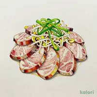 葱たっぷり 豚タン塩レモンと豆もやしナムル