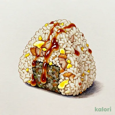 Savory Soy Sauce Fried Rice Ball