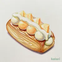 7Pダブルデニッシュ メロン&ミルククリーム