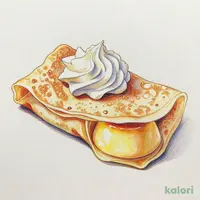 Tsukimi Pudding Crepe