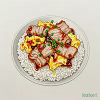 スタミナニラ玉豚丼