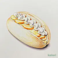 White Mochi Sandwich with Ehime Setoka Orange & Whipped Cream