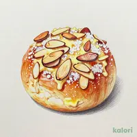 Roasted Almond Boul (Sweet Bread)