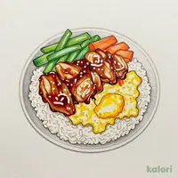 鶏照り焼きとおだしごはん