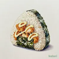 おおきなおむすび　唐揚げマヨネーズ