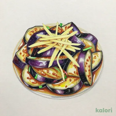 さっぱり出汁香るみょうが茄子