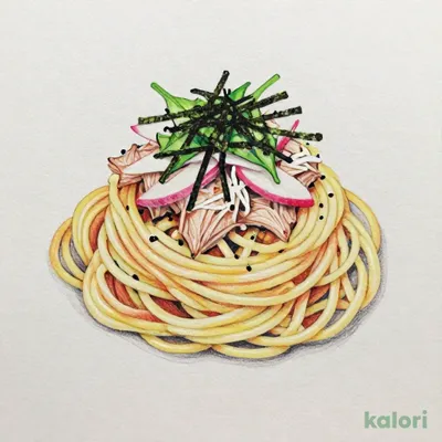ツナと大根おろし和風パスタ