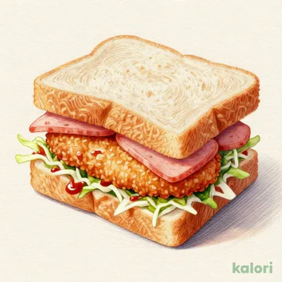 ハムカツサンド