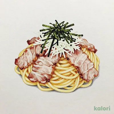 豚しゃぶと大根おろしの和風パスタ