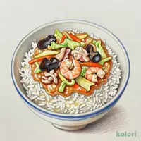 香ばし野菜のあんかけ中華丼