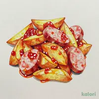 ７ザ・プライス　ポテトとソーセージのトマトガーリック炒めの素