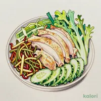 シャキシャキ野菜と蒸し鶏ザーサイの中華サラダ