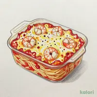 チーズの虜 海老トマトクリーム焼きパスタ