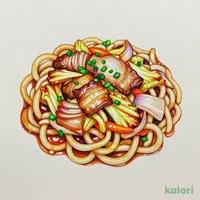 Pork Yaki Udon with Rich Sauce