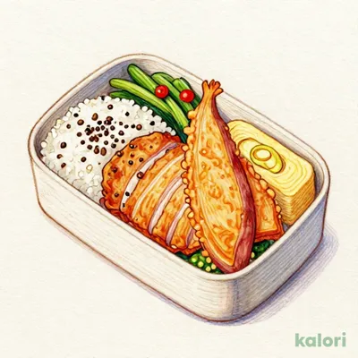 舞茸御飯幕の内　さつまいもかき揚げ