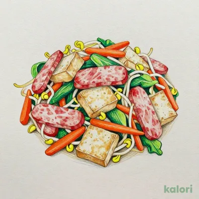 豆腐と野菜のちゃんぷるー