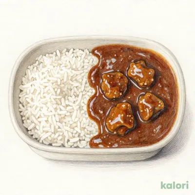 お肉の旨味　ポークカレー
