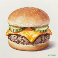 極み　ちぃずバーガー