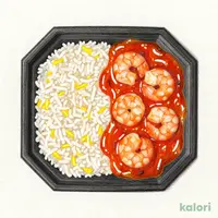 甘辛仕立てのエビチリチャーハン