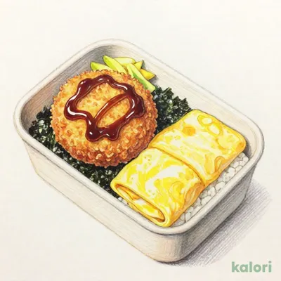 海苔コロ弁当（麦飯）