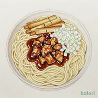 熟成麺　鶏ガラ醤油の油そば