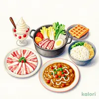 Selected Meat 2-Plate Shabu-Shabu Lunch
