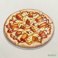 スイートポテト&塩キャラメルピザ
