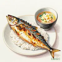 Grilled Pacific Saury Set Meal