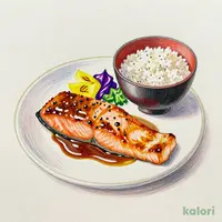 Saikyo-Miso Marinated Salmon Set Meal