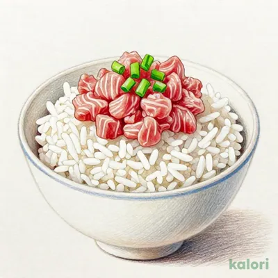 まぐろ叩き丼