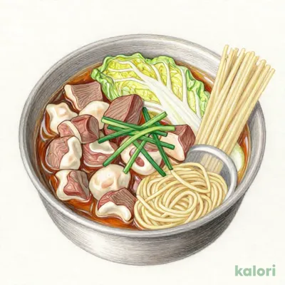 もつ鍋（ラーメン付） 王道醤油