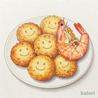 スマイルポテト＆エビフライ