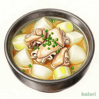 店作りの鶏塩煮込み