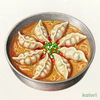 豚骨みそカレー炊き餃子