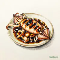 Grilled Squid Guts