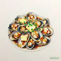 つぶ貝の醤油バター焼