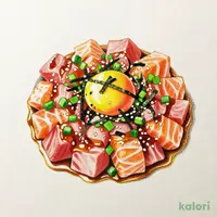 Tuna and Salmon Yukhoe with Scallion and Salt