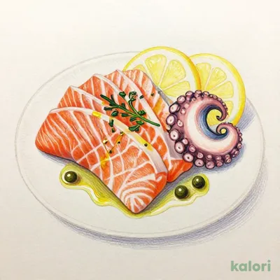 サーモンとたこのイタリアンカルパッチョ