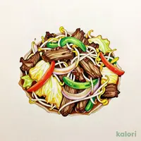 Stir-fried Jingisukan (Mutton)