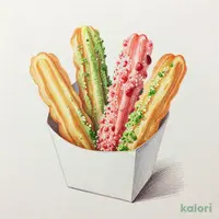 ストロベリー＆抹茶のミニチュロス