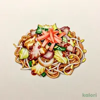 バラ焼きそば