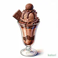Premium Ghana Chocolate Ice Cream Parfait