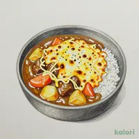 ボンカレー使用 南国仕立ての焼チーズカレー