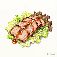 Sliced Chashu Pork and Sesame Salad