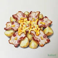 切り落としベーコンのポテトチーズ焼