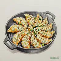 当店自慢の博多鉄鍋餃子