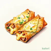 Deep-Fried Cheese Spring Rolls