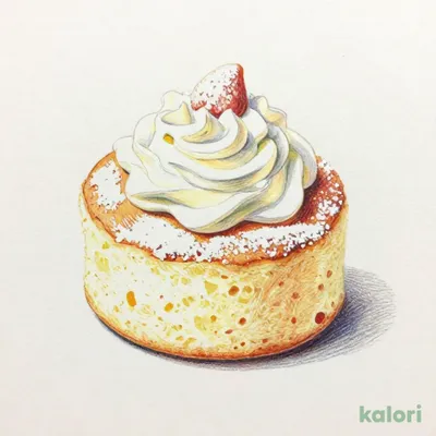 本日のデザート（クリームケーキ）