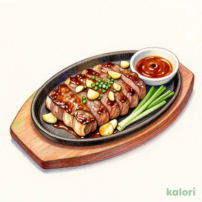 熱々！牛ハラミステーキ