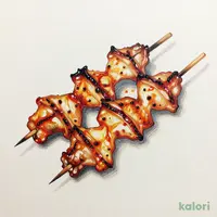 Chicken Skin Skewers (Tare Sauce)
